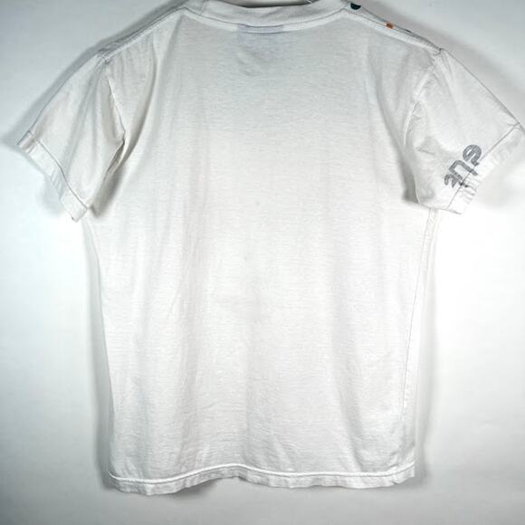 enf Women's Graphic Short Sleeves Tee Sz M White Cotton Artist Artsy *Read - Picture 2 of 7